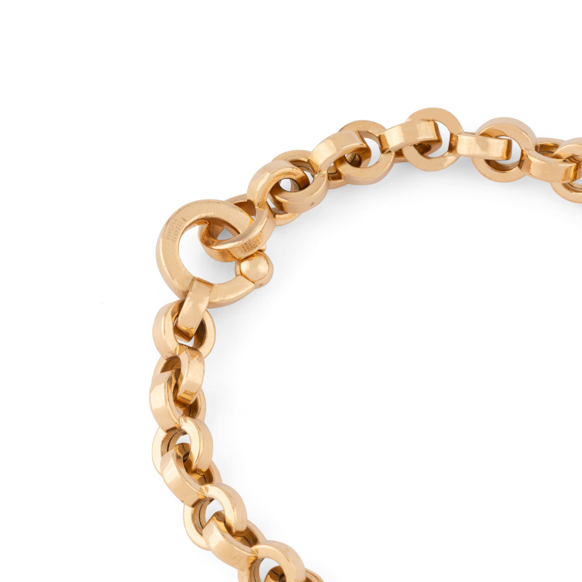 Chopard yellow gold bracelet from the Happy Diamond collection