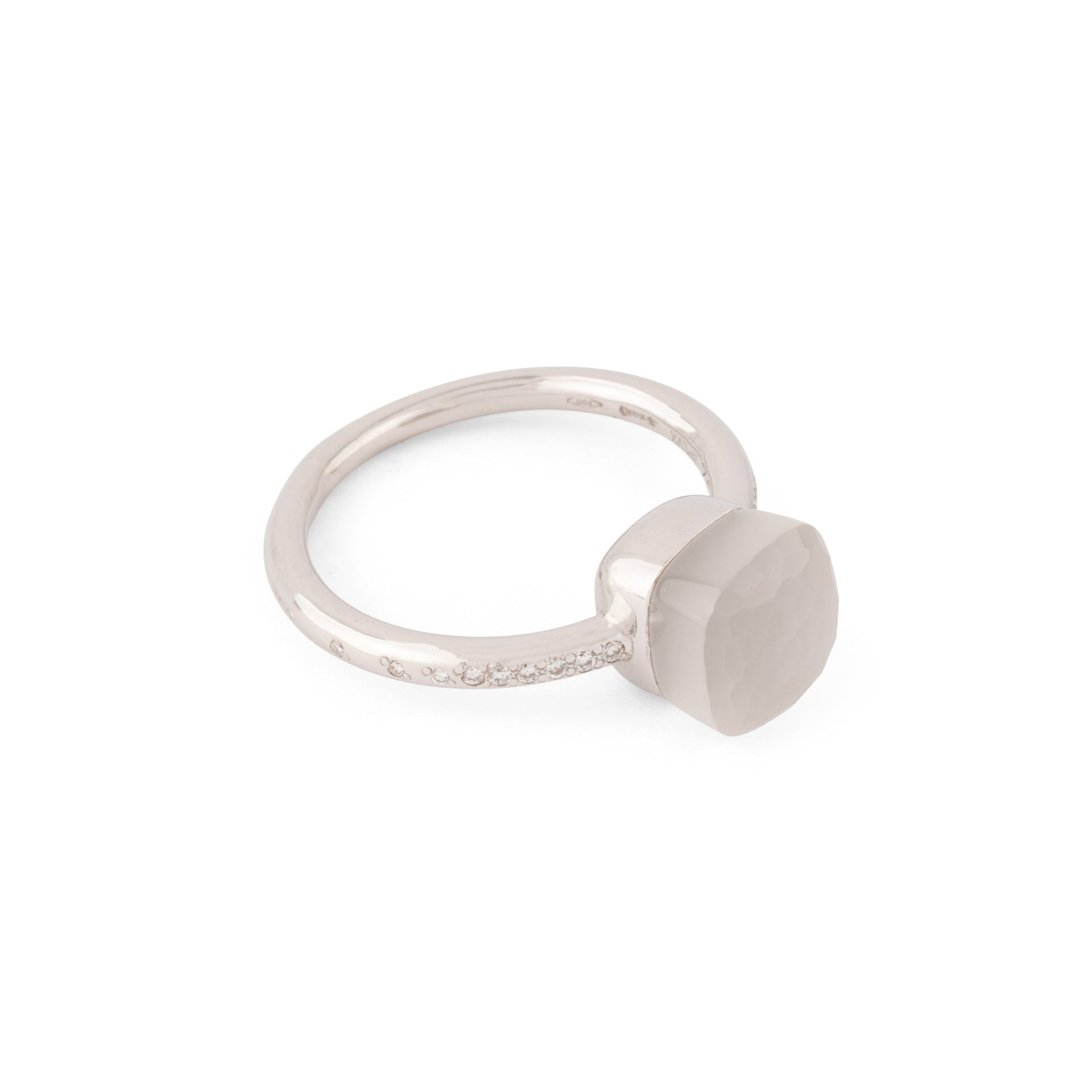 Pomellato, Nudo model ring 18K white gold