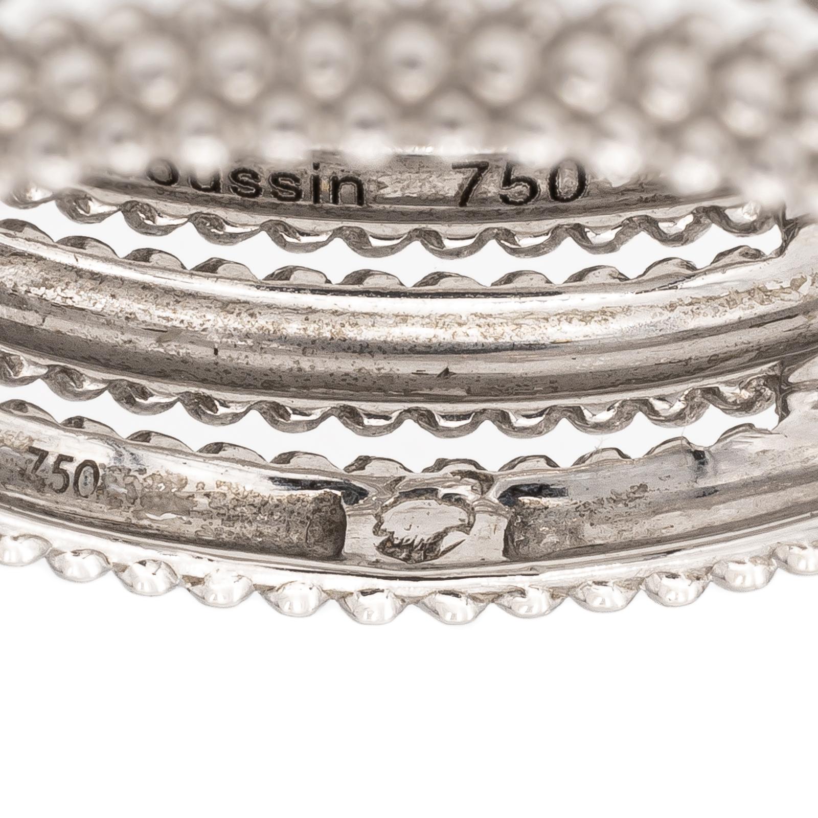 Mauboussin Premier Jour White Gold Wedding Ring