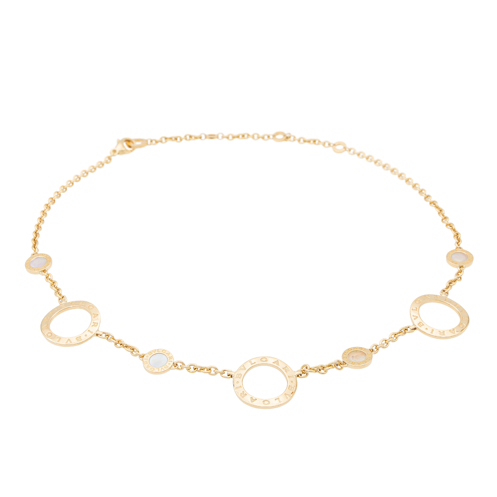Bulgari Bulgari bulgari necklace Yellow gold Mother-of-pearl