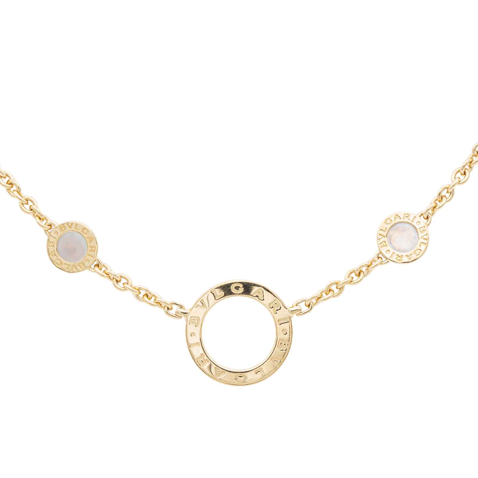 Bulgari Bulgari bulgari necklace Yellow gold Mother-of-pearl