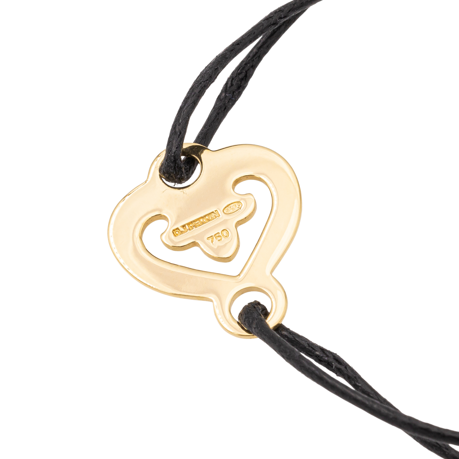 OJ Perrin Legends Heart Bracelet Yellow Gold