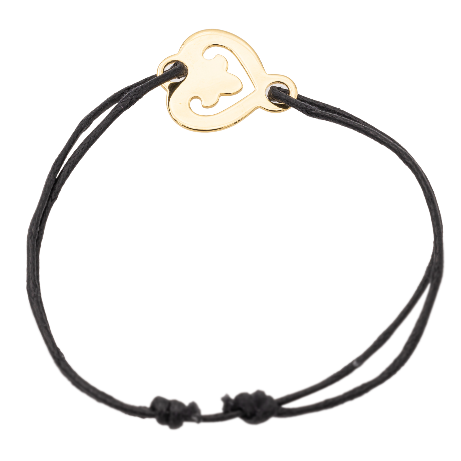 OJ Perrin Legends Heart Bracelet Yellow Gold