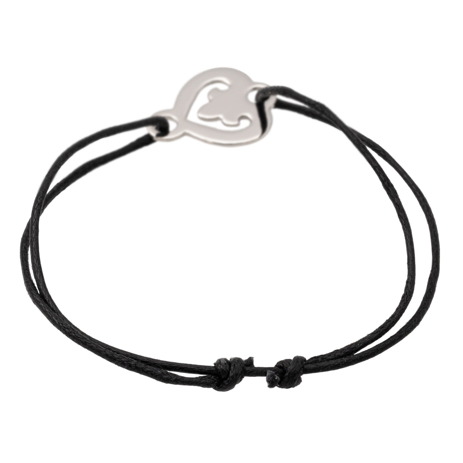 OJ Perrin Heart Legends Bracelet White Gold