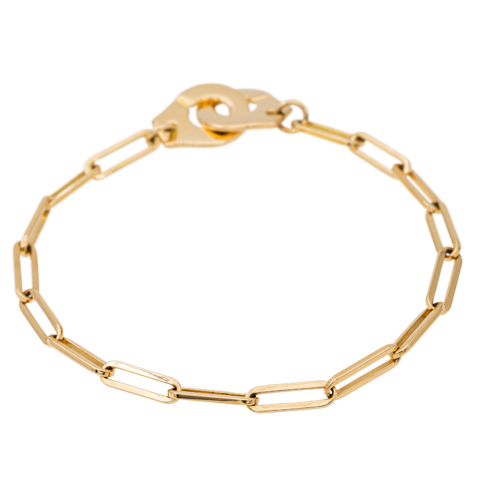 Dinh Van Yellow Gold Handcuff Bracelet