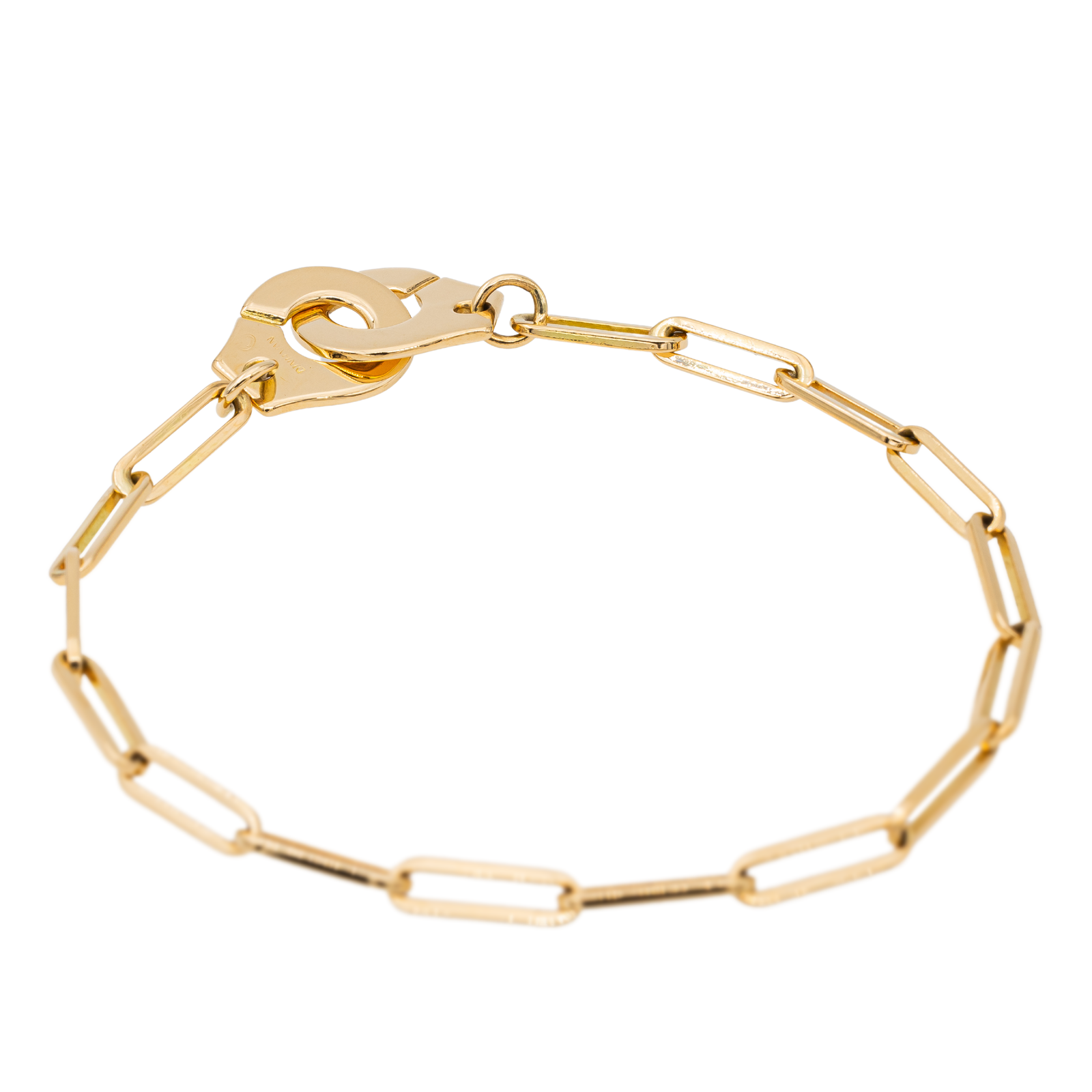 Dinh Van Yellow Gold Handcuff Bracelet