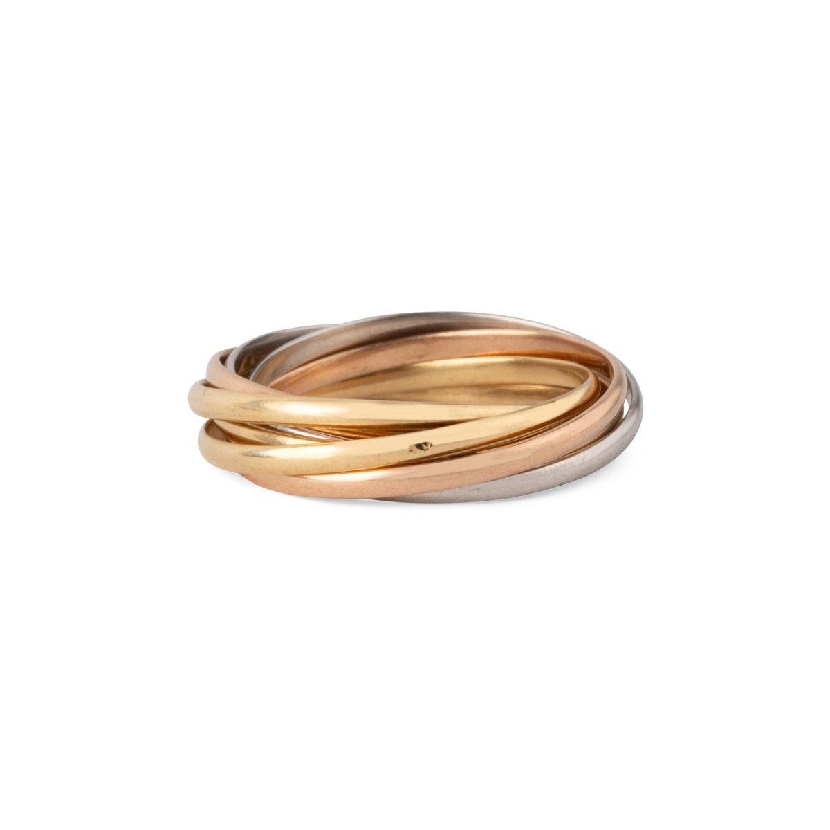 Bague Alliance Trinity 7 anneaux de la maison Cartier - Maison Eloe
