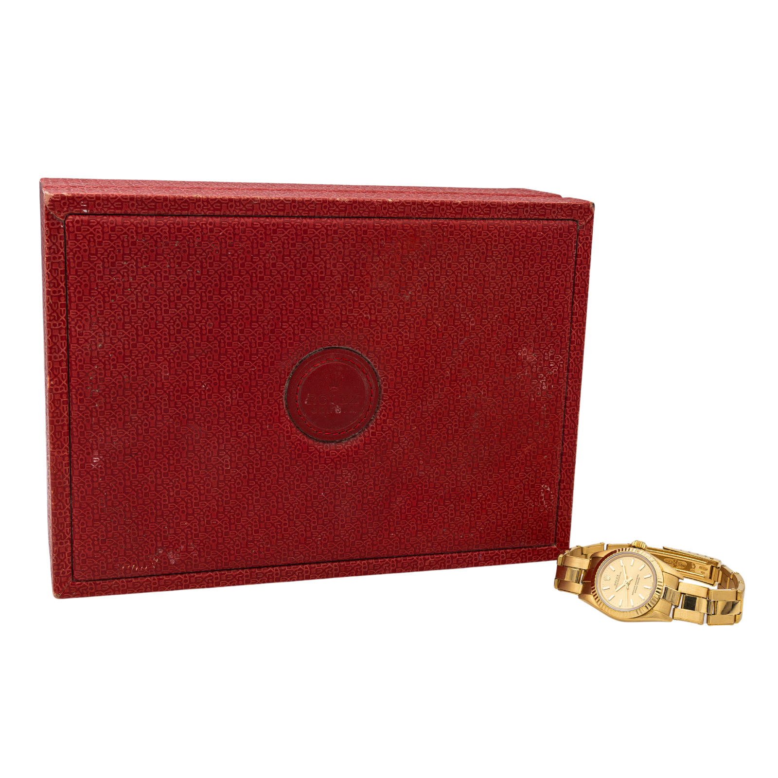 Rolex Lady oyster perpetual watch Yellow gold