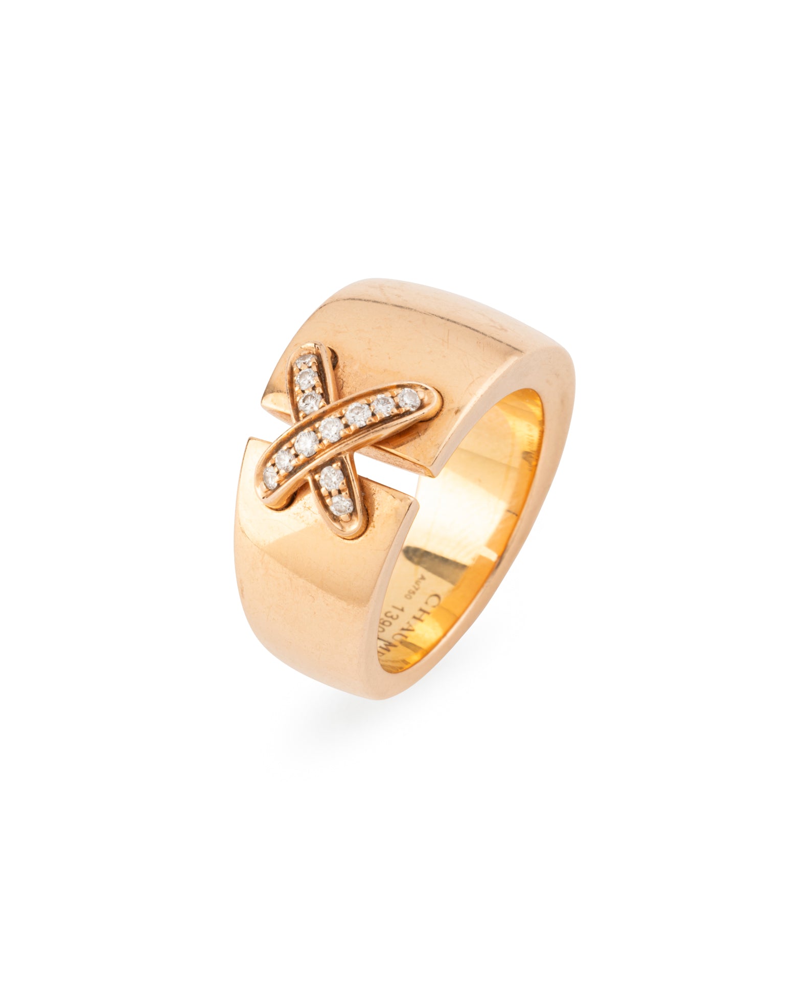 Bague "Liens asymétriques" Chaumet Or jaune Diamants