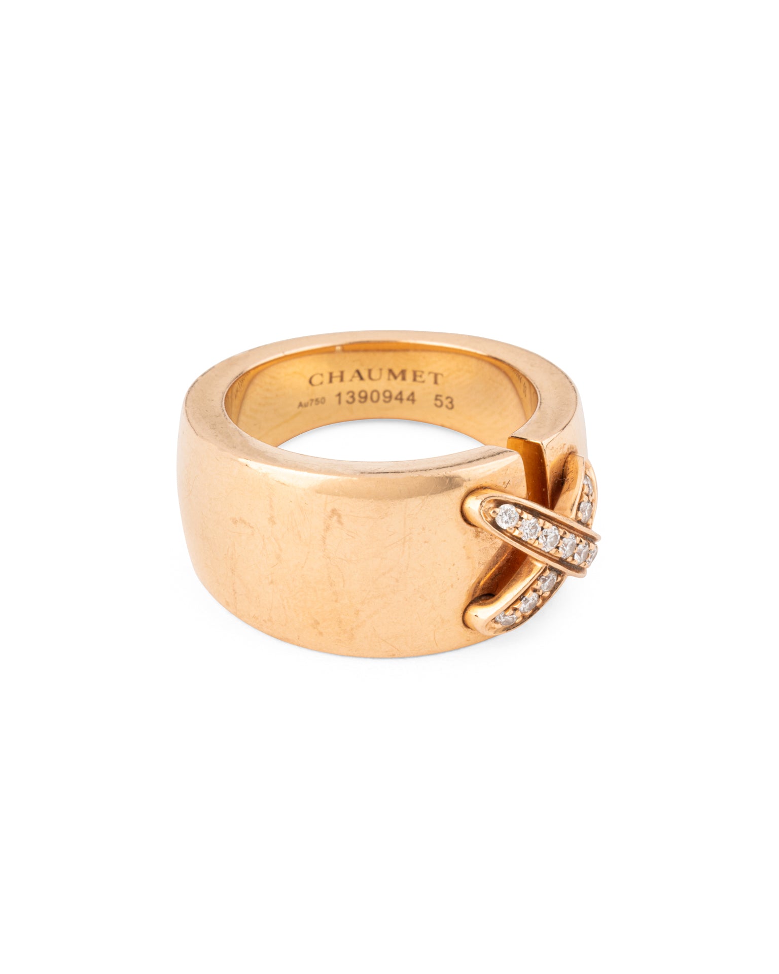 Bague "Liens asymétriques" Chaumet Or jaune Diamants