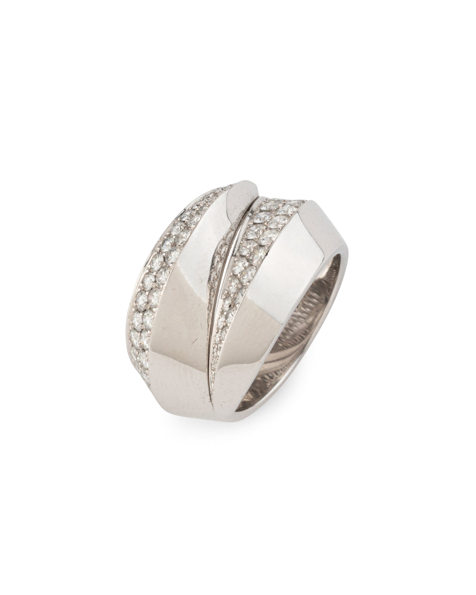 Cartier, "Panther Claw" ring in white gold and diamonds