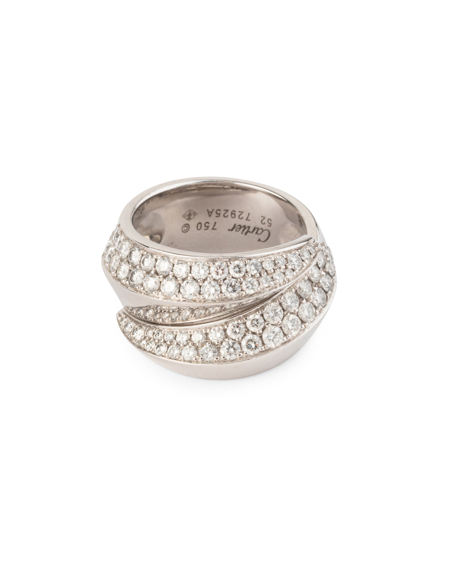 Cartier, "Panther Claw" ring in white gold and diamonds