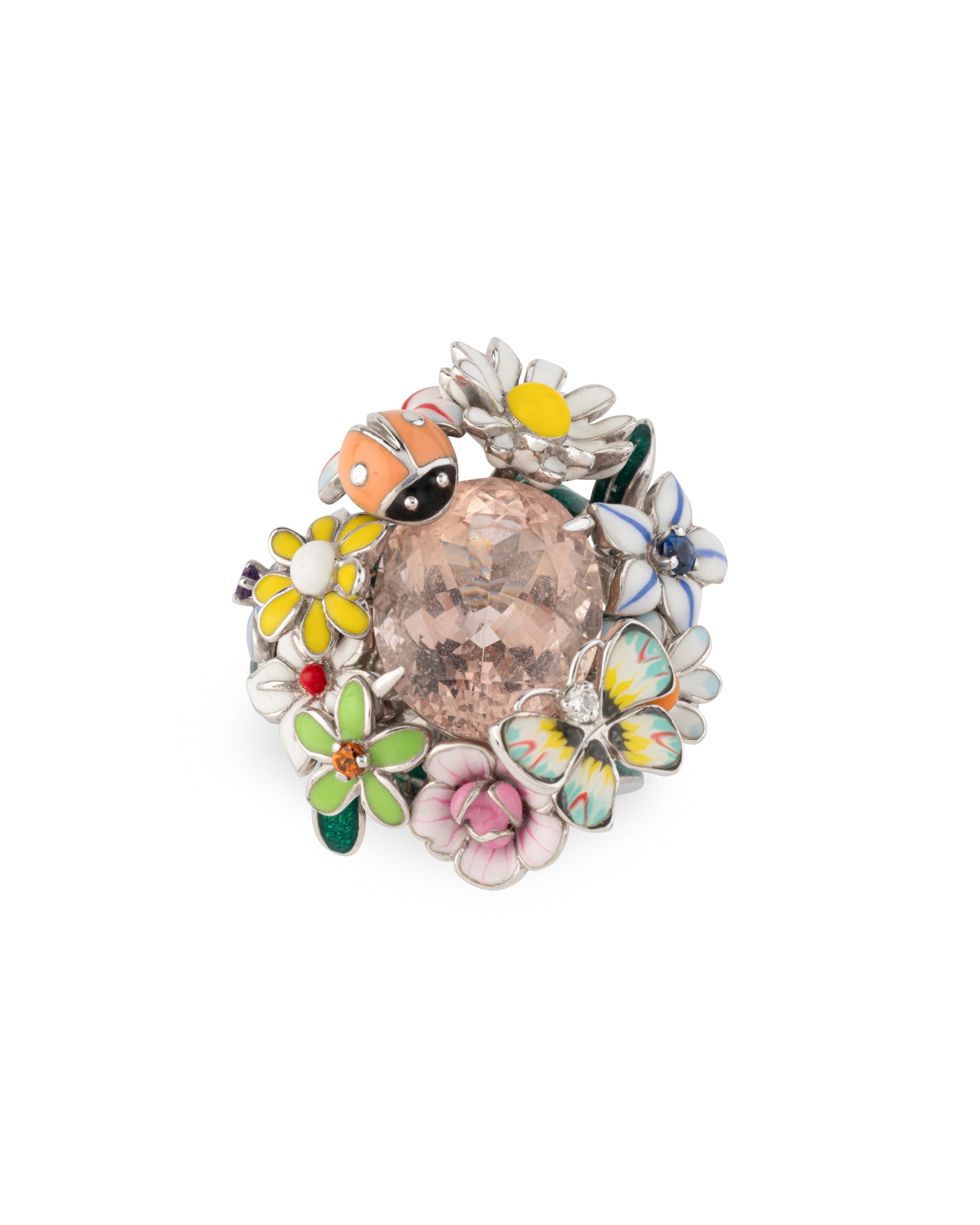 Dior  Bague "Diorette" occasion Morganite Diamants Or Email