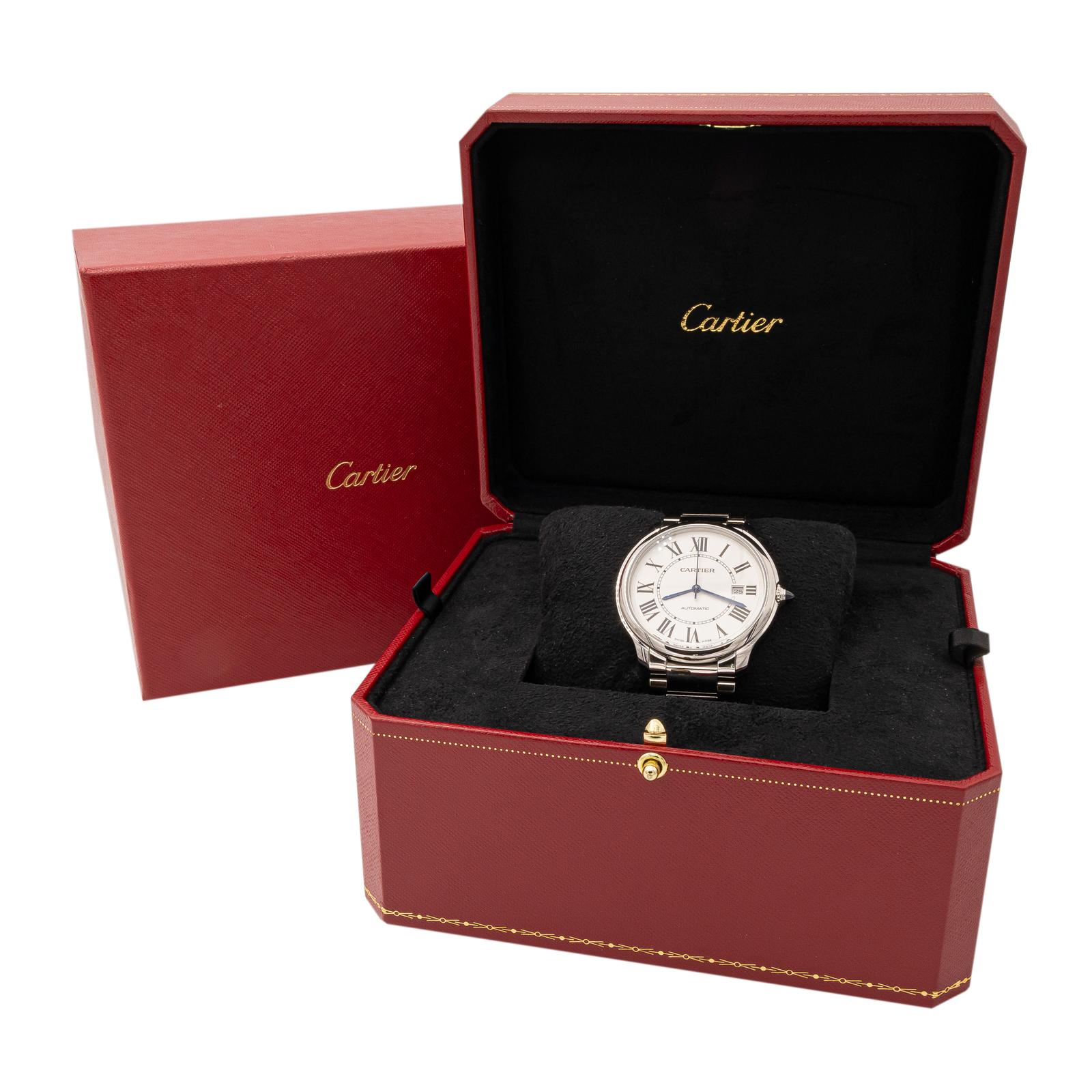 Cartier Must Round Steel Watch