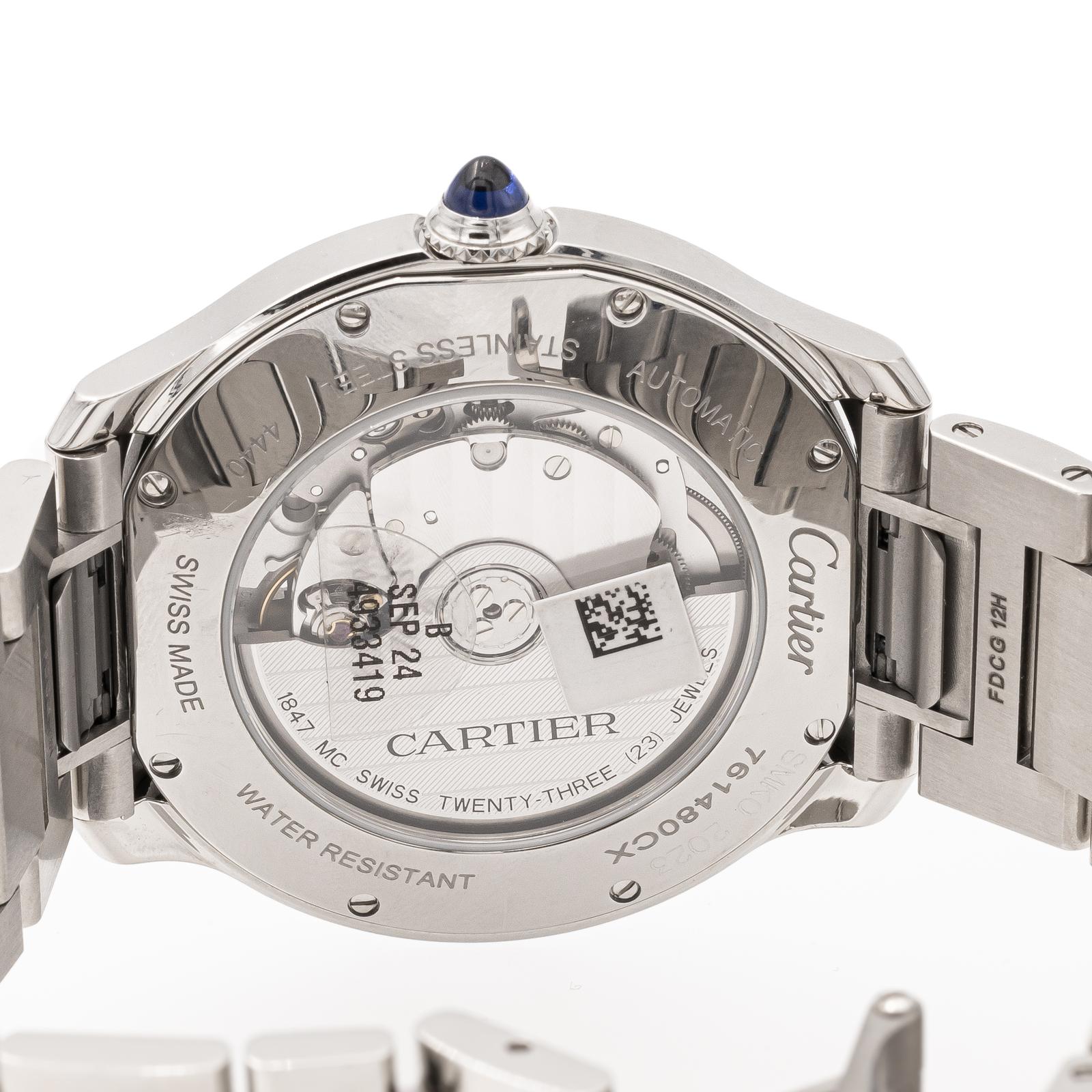 Cartier Must Round Steel Watch