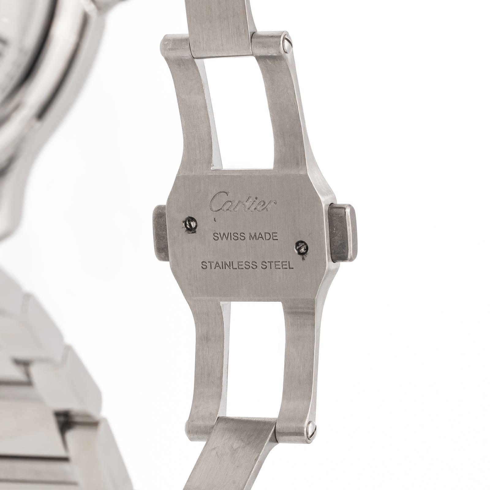 Cartier Must Round Steel Watch