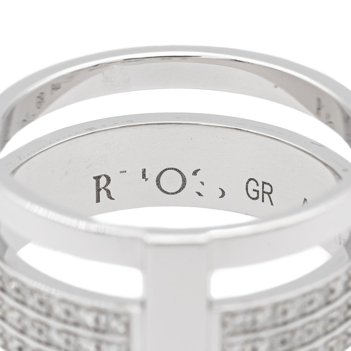 Repossi Bague Berbère Or blanc Diamant - Maison Eloe