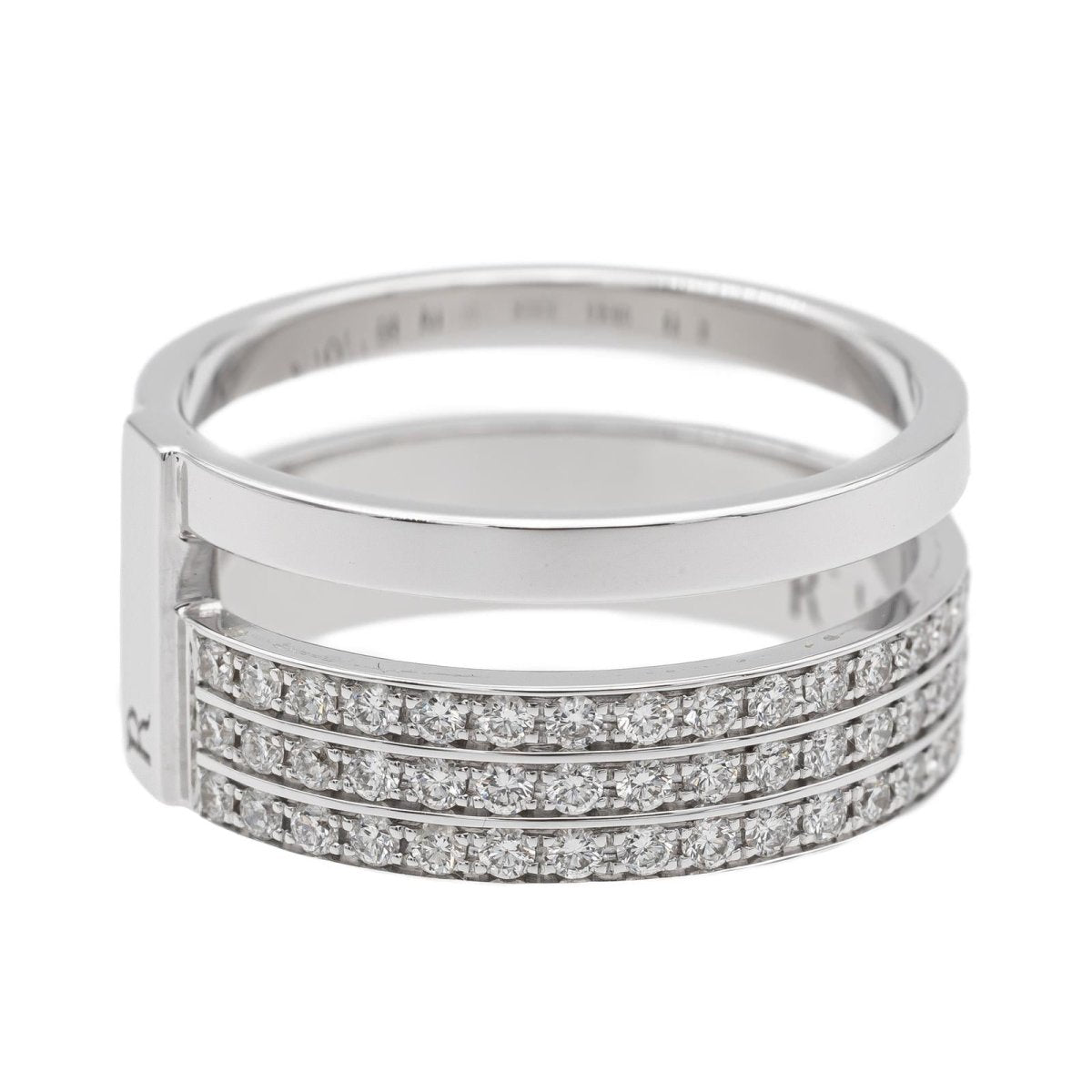 Repossi Bague Berbère Or blanc Diamant - Maison Eloe