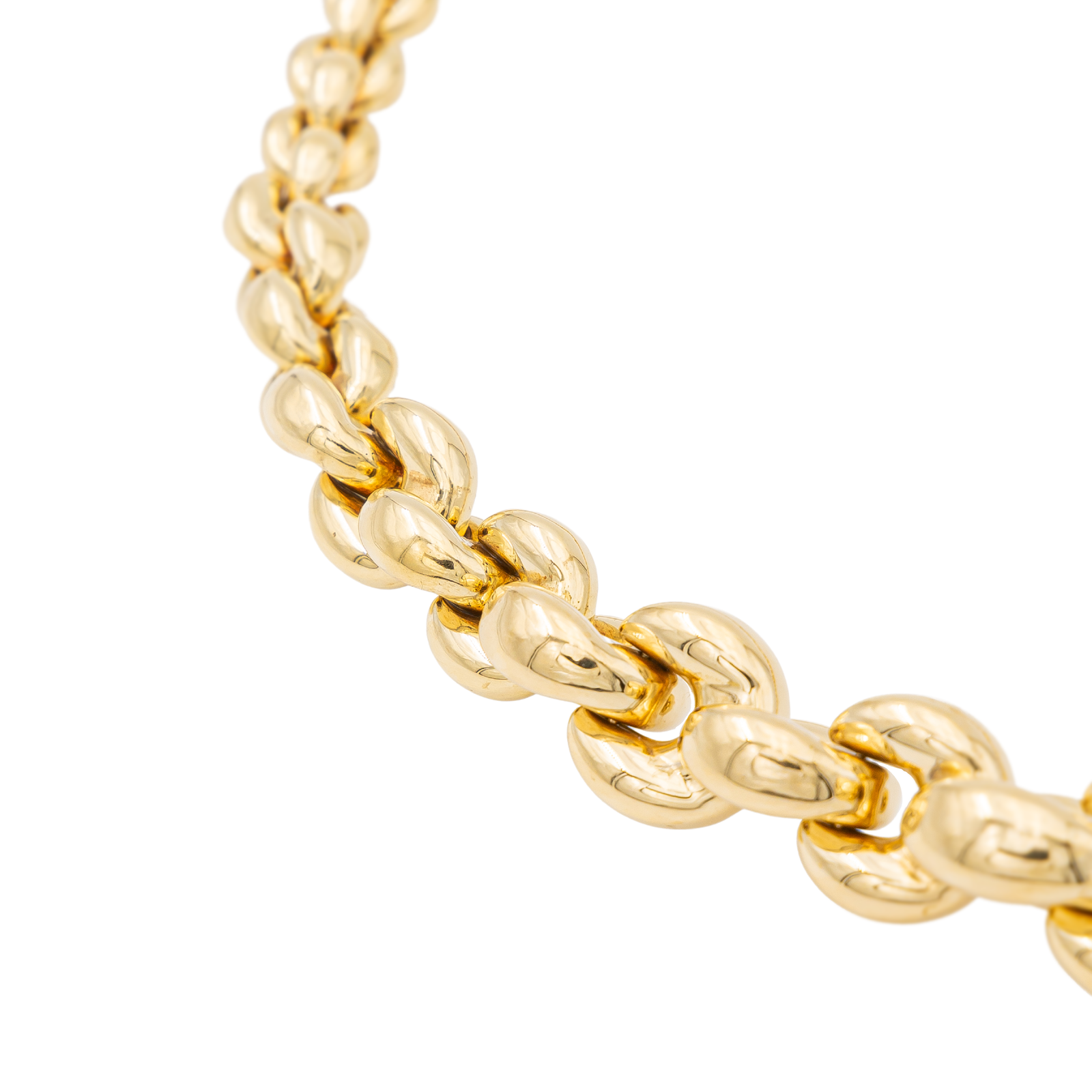 Caplain Yellow Gold Sapphire Necklace