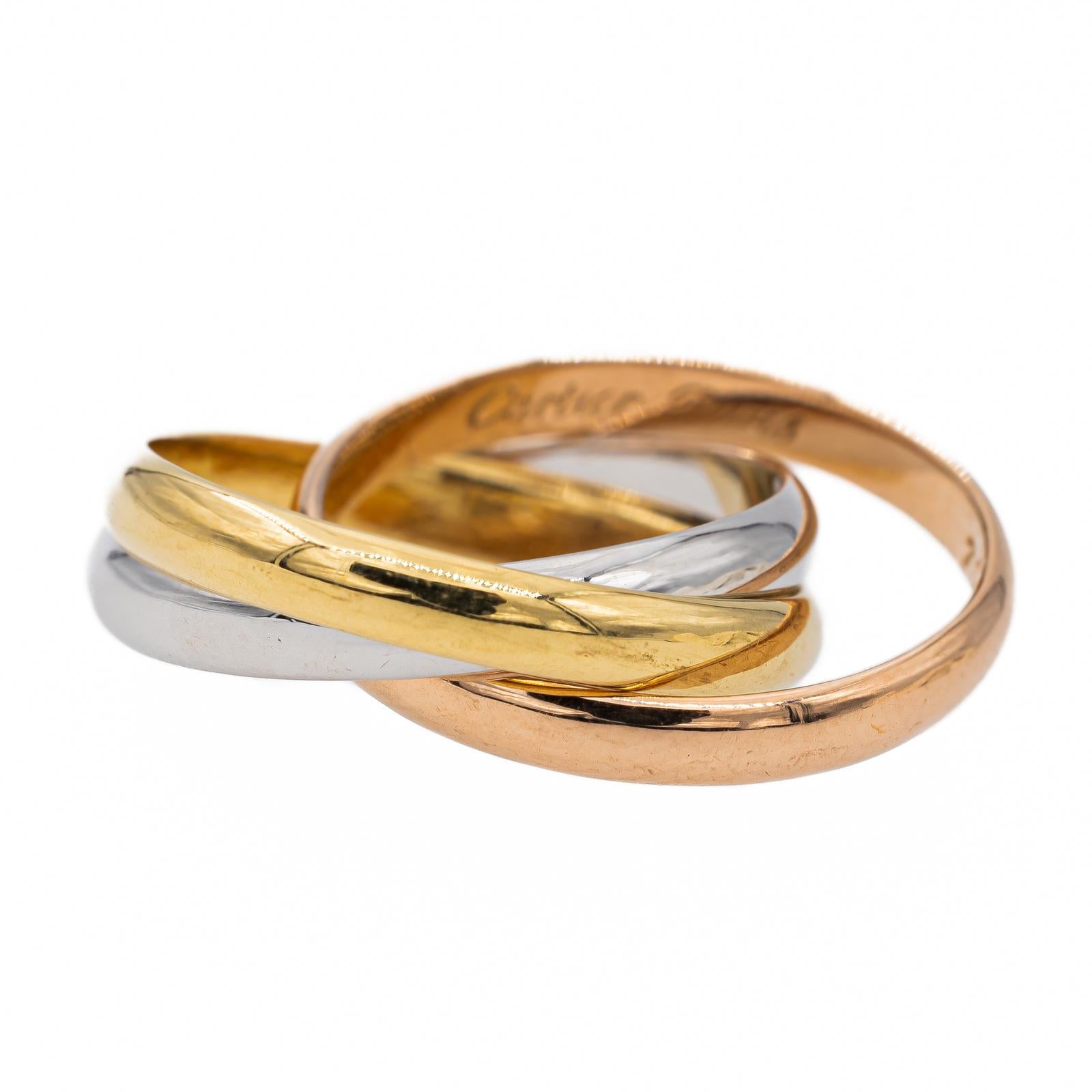 Cartier Trinity Alliance Ring Yellow gold, White gold, Pink gold