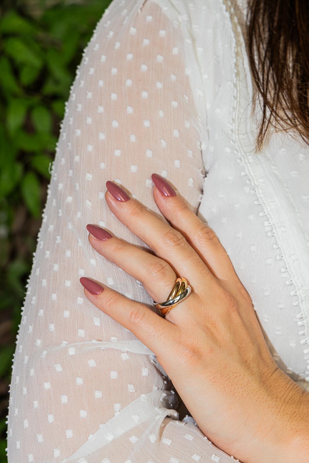 Cartier Trinity Alliance Ring Yellow gold, White gold, Pink gold