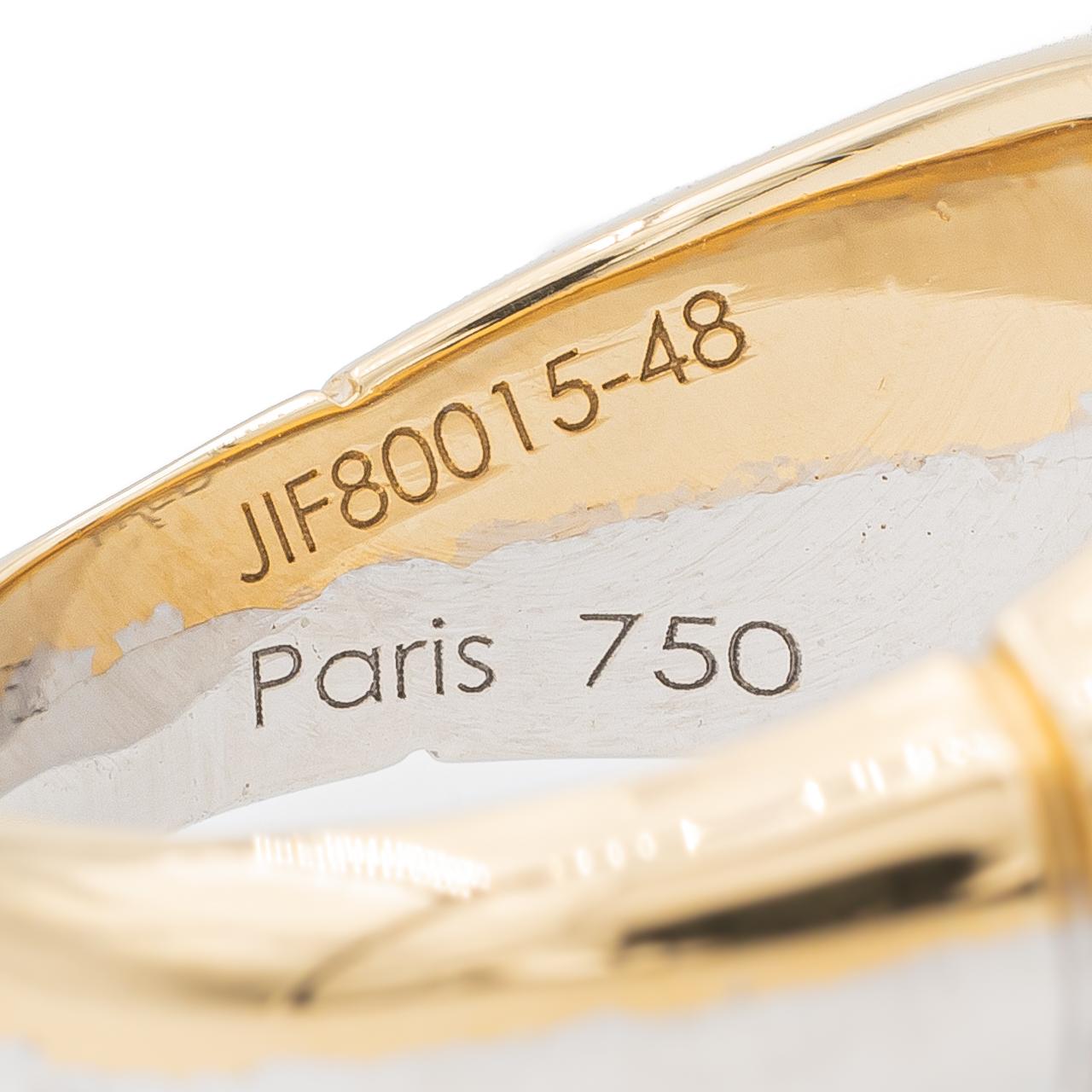 Fred Two-Tone Ring Yellow Gold, White Gold