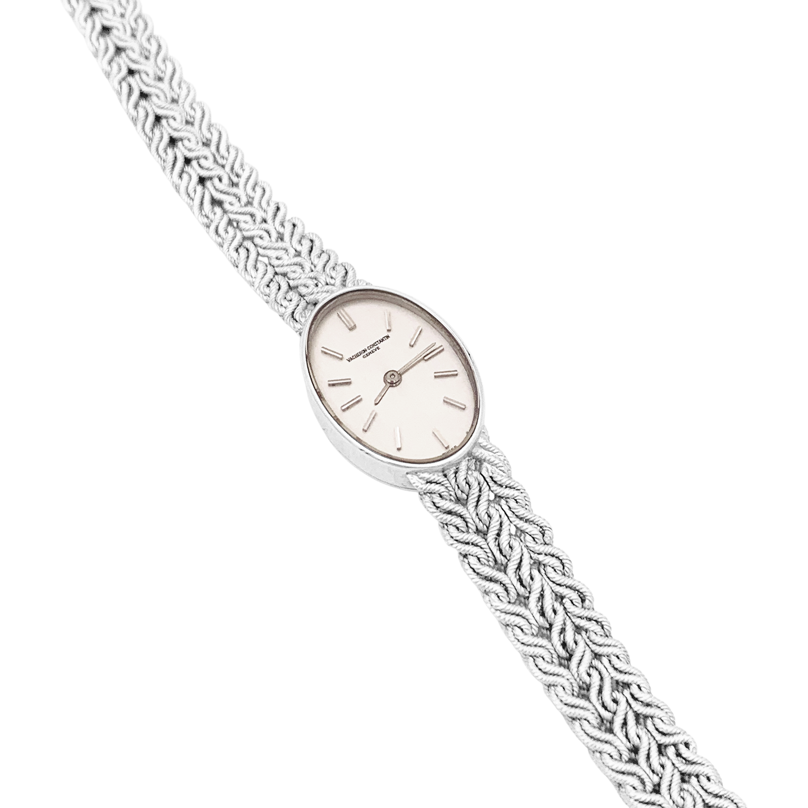 Montre Vacheron Constantin, or blanc.