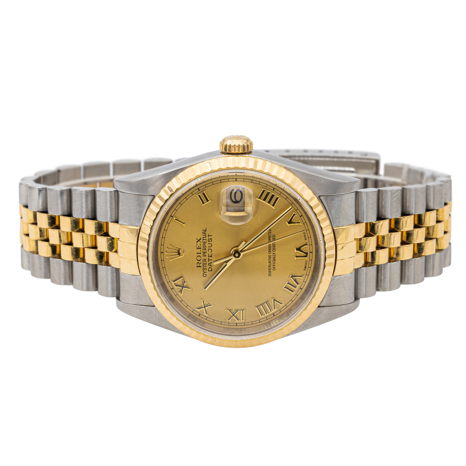 Rolex Datejust Watch Yellow Gold, Steel