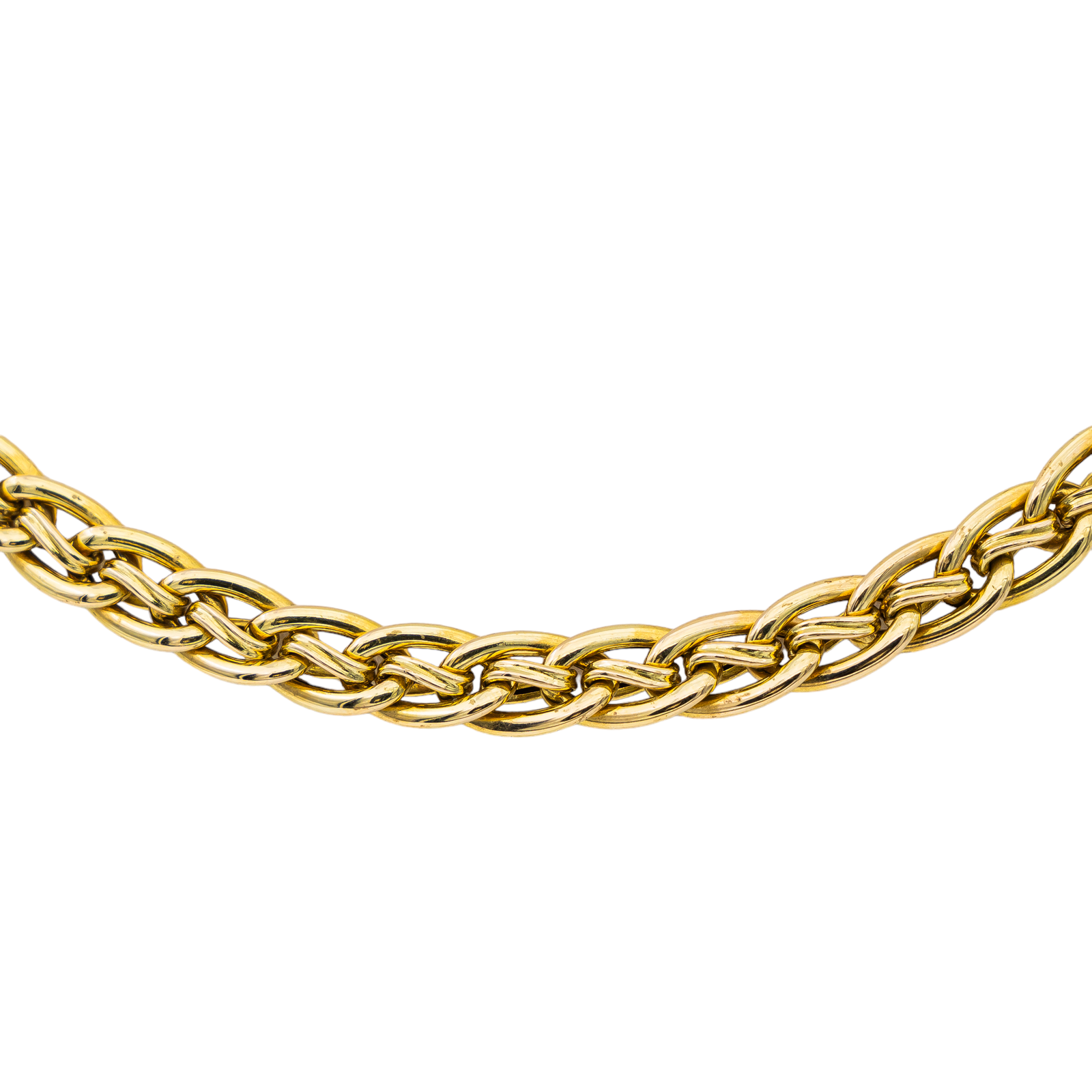 Caplain Yellow Gold Chain Necklace