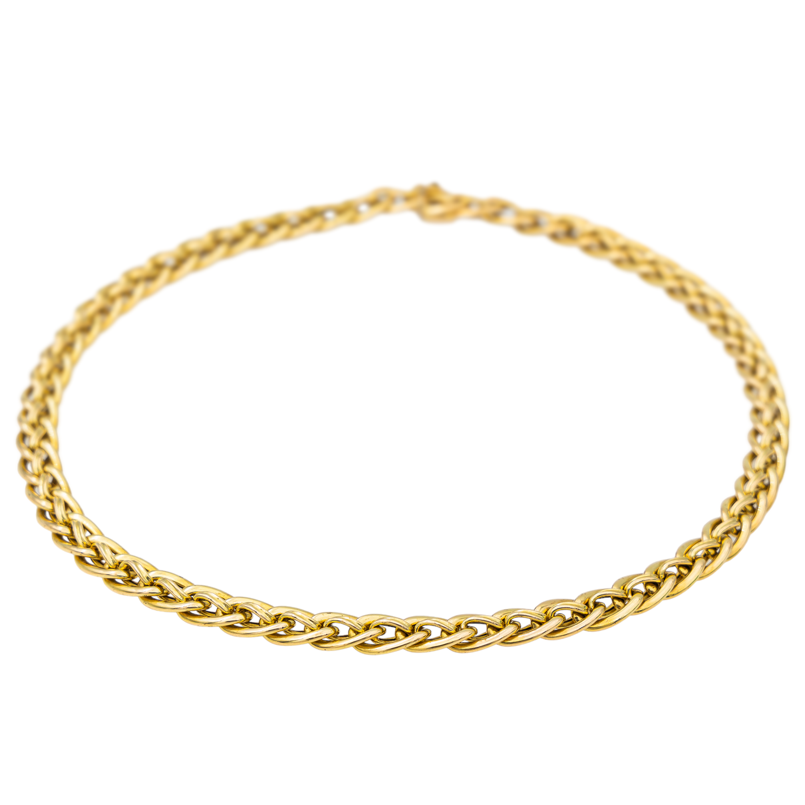 Caplain Yellow Gold Chain Necklace