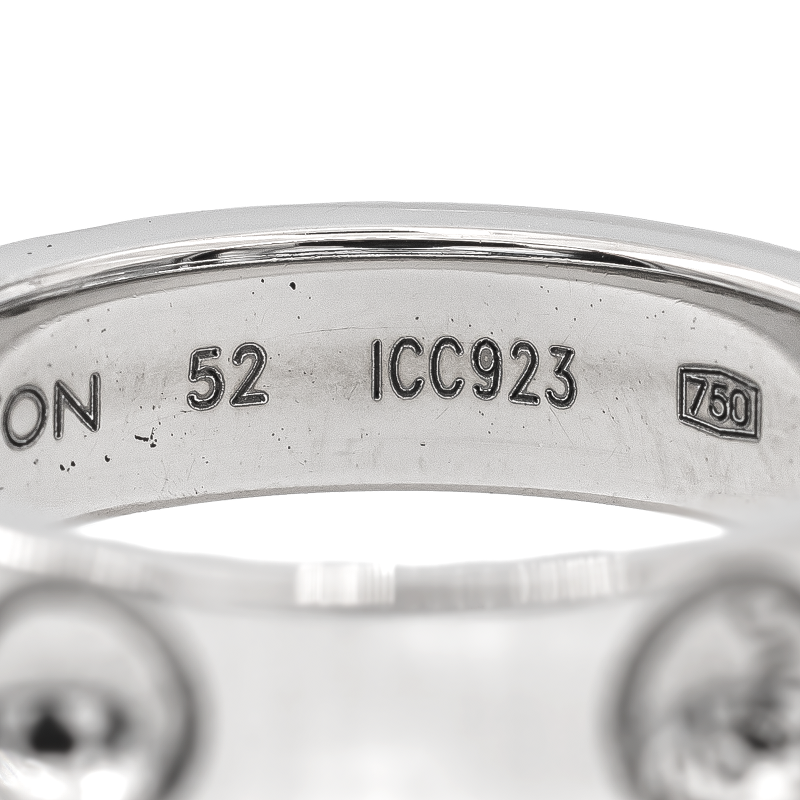 Louis Vuitton White Gold Alliance Ring