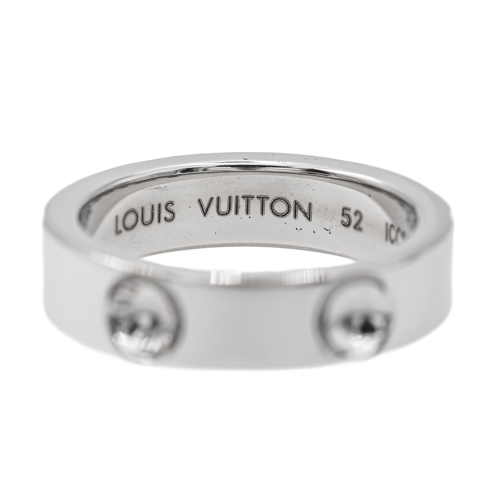 Louis vuitton Bague Alliance  Or blanc