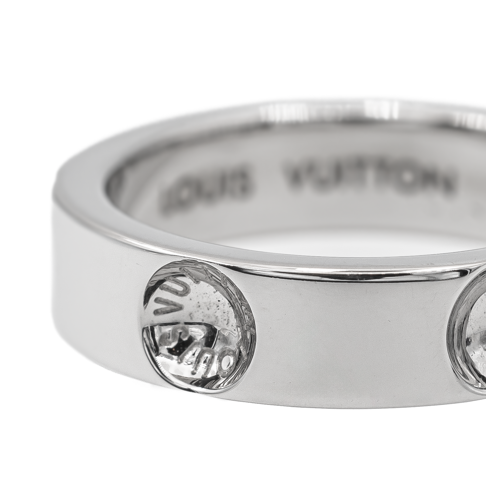 Louis Vuitton White Gold Alliance Ring