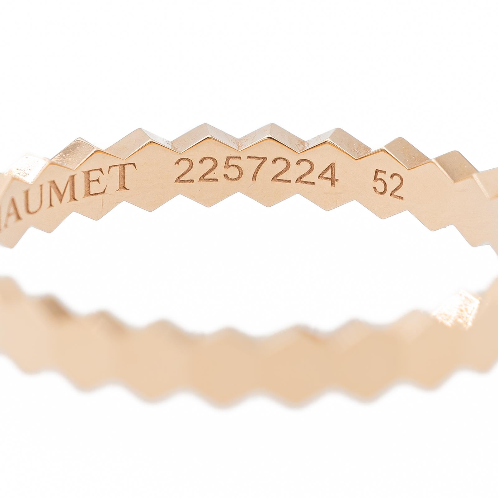 Chaumet Bee my love wedding ring Rose gold