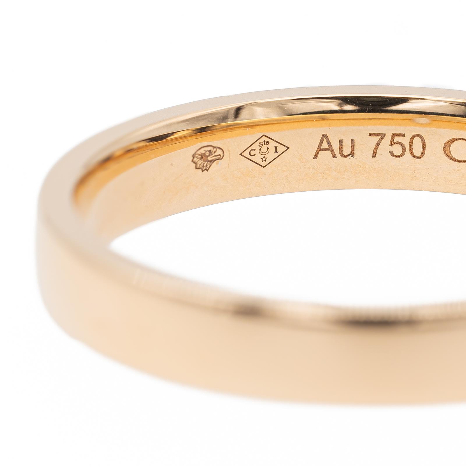 Chaumet Wedding Ring Ribbons Rose Gold Diamond