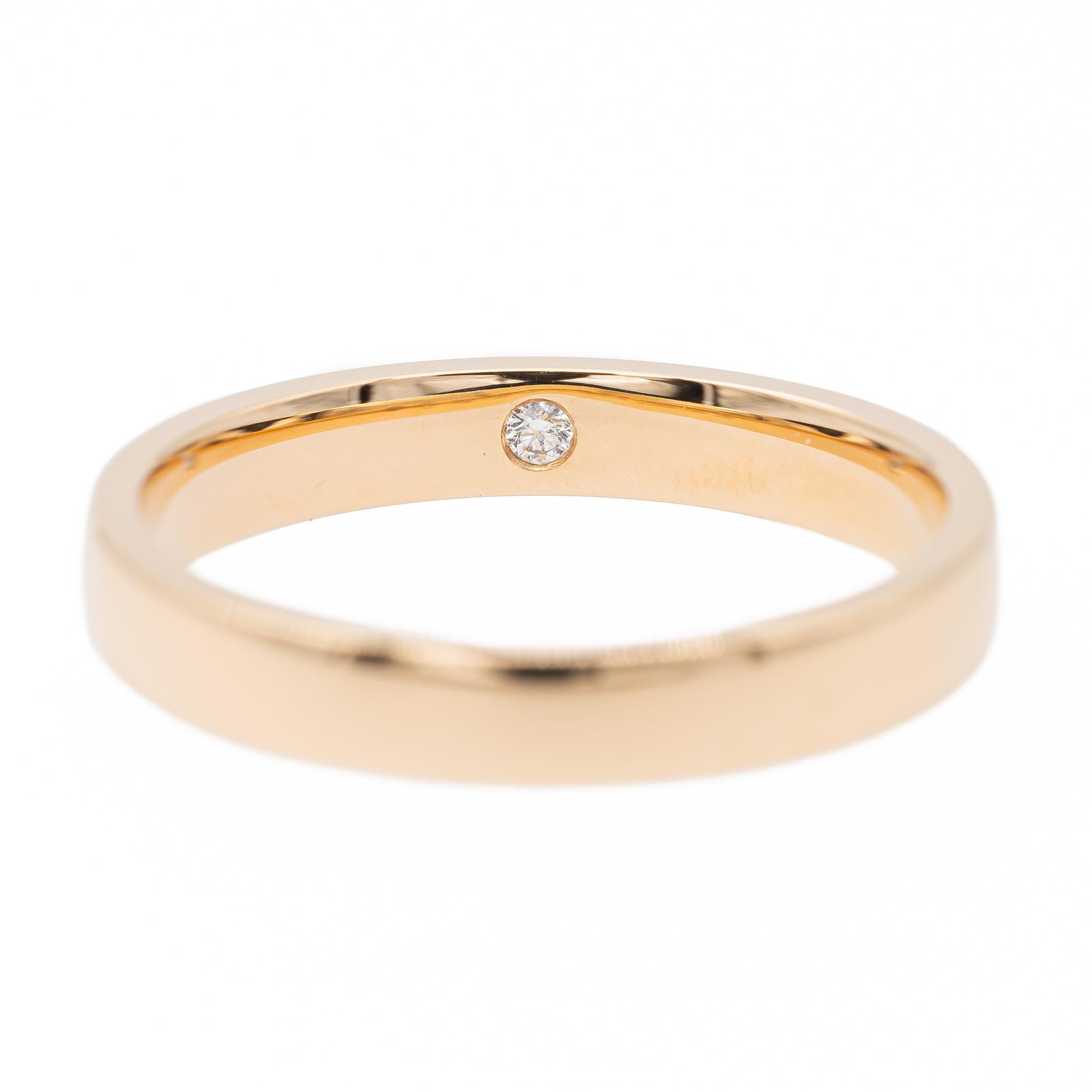 Chaumet Wedding Ring Ribbons Rose Gold Diamond