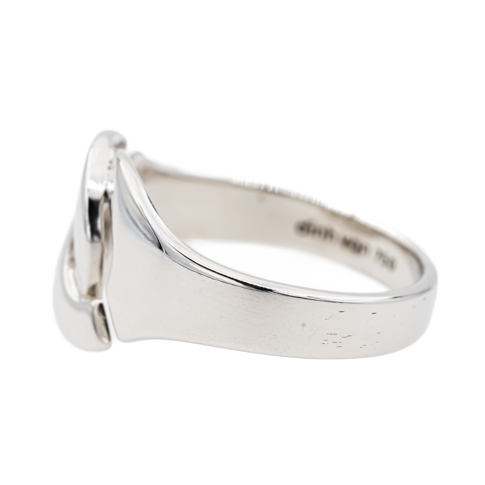 Dinh Van Handcuffs Ring White Gold