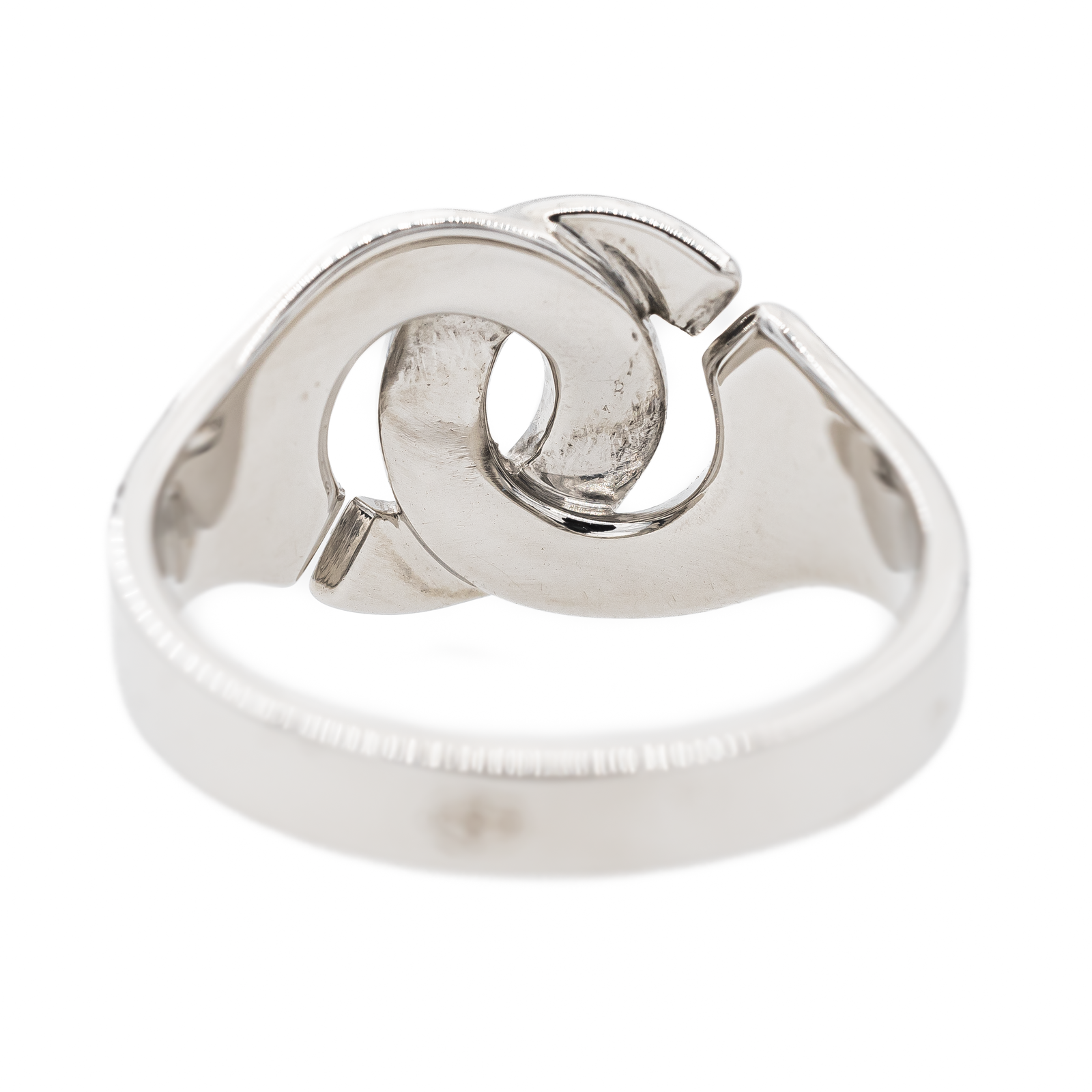 Dinh Van Handcuffs Ring White Gold