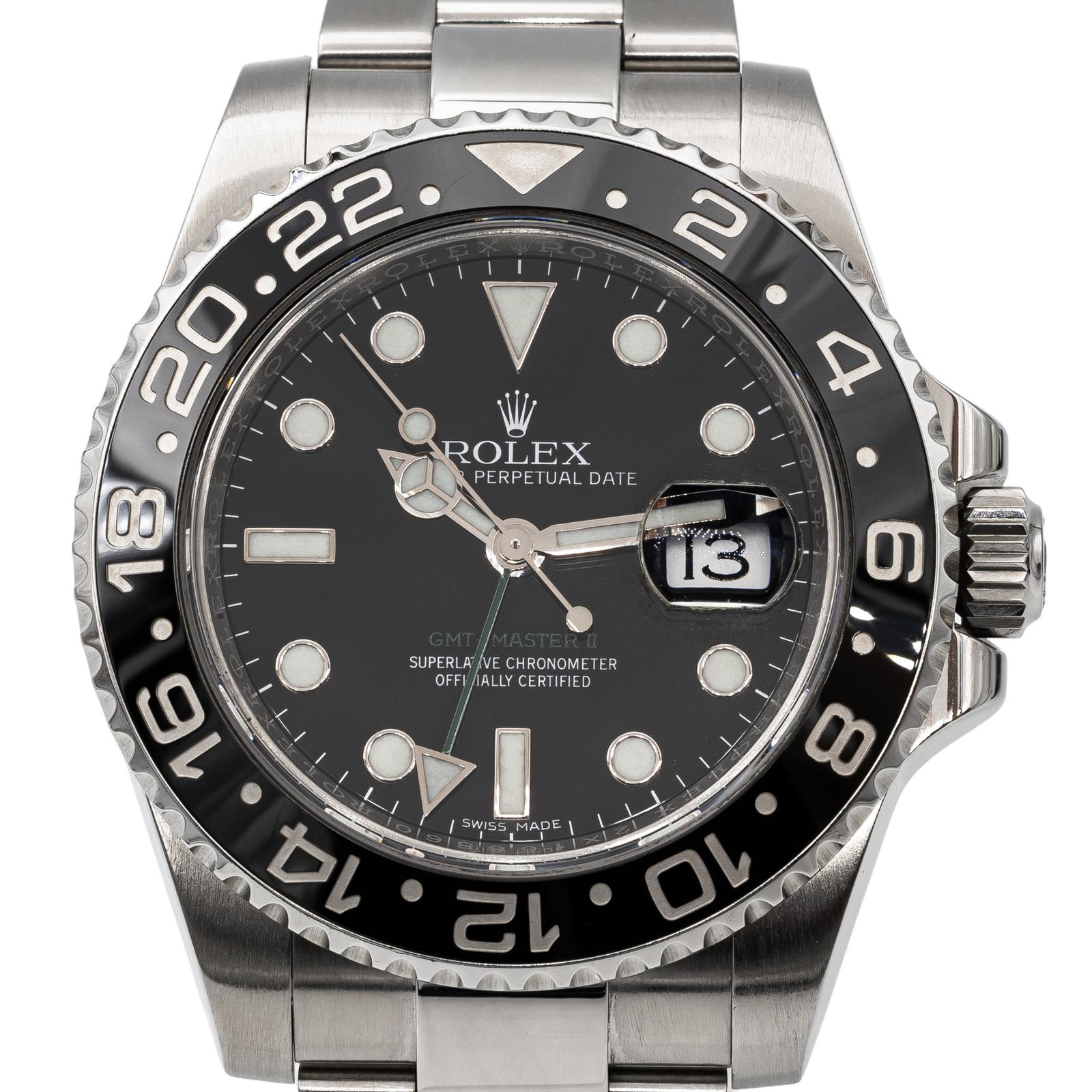 Rolex GMT Master II Steel Watch