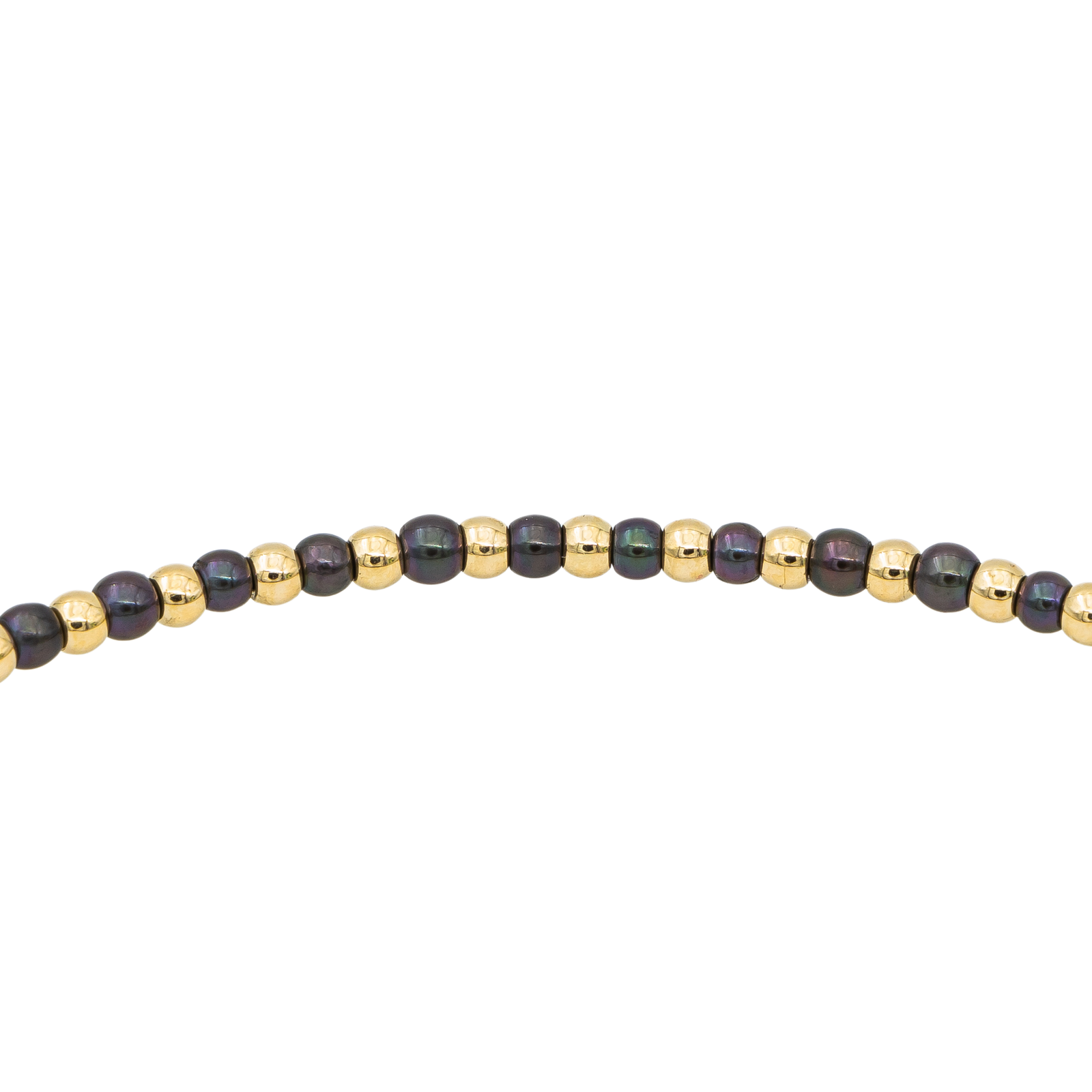 Dinh Van Yellow Gold Pearl Handcuff Necklace