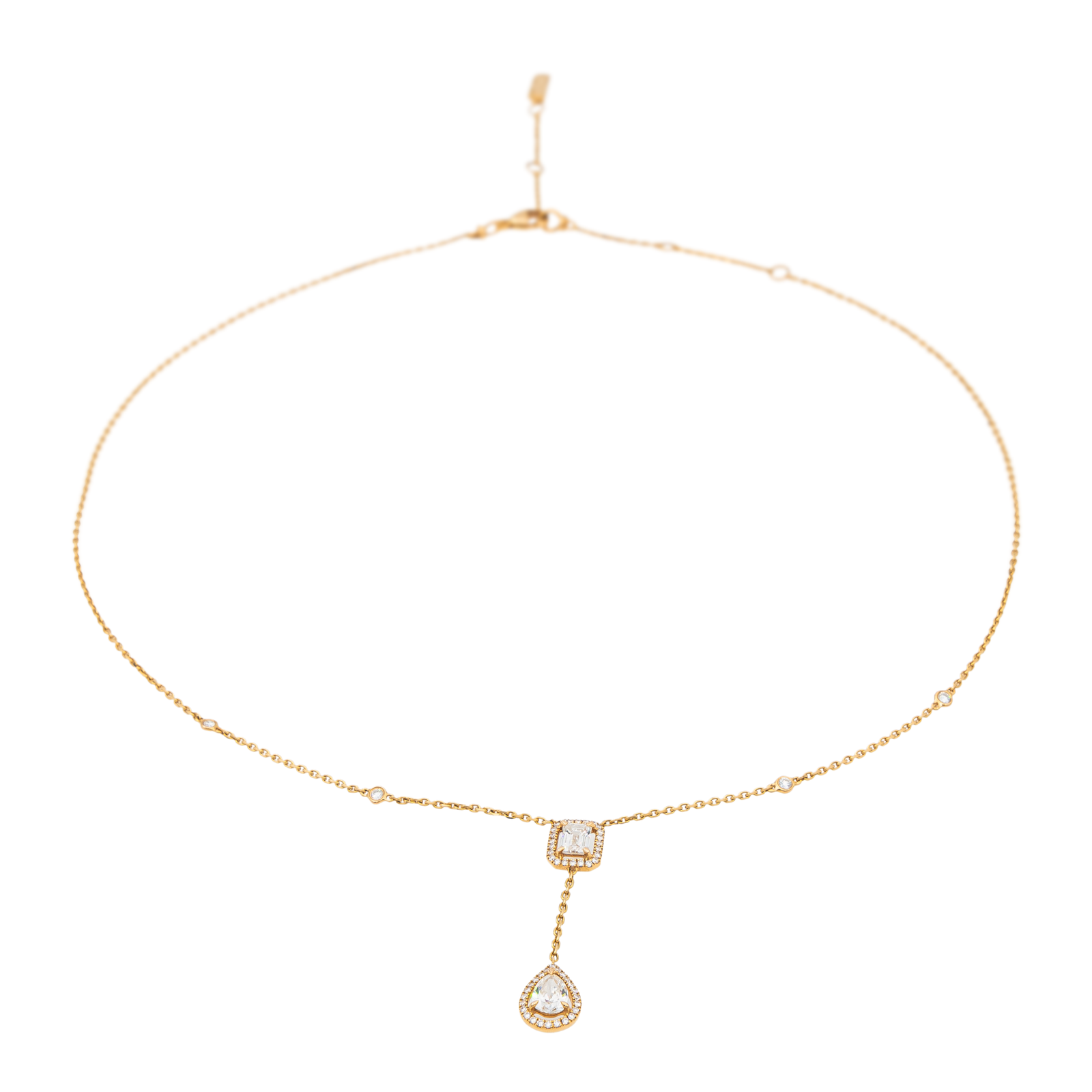 Messika My twin necklace Rose gold Diamond