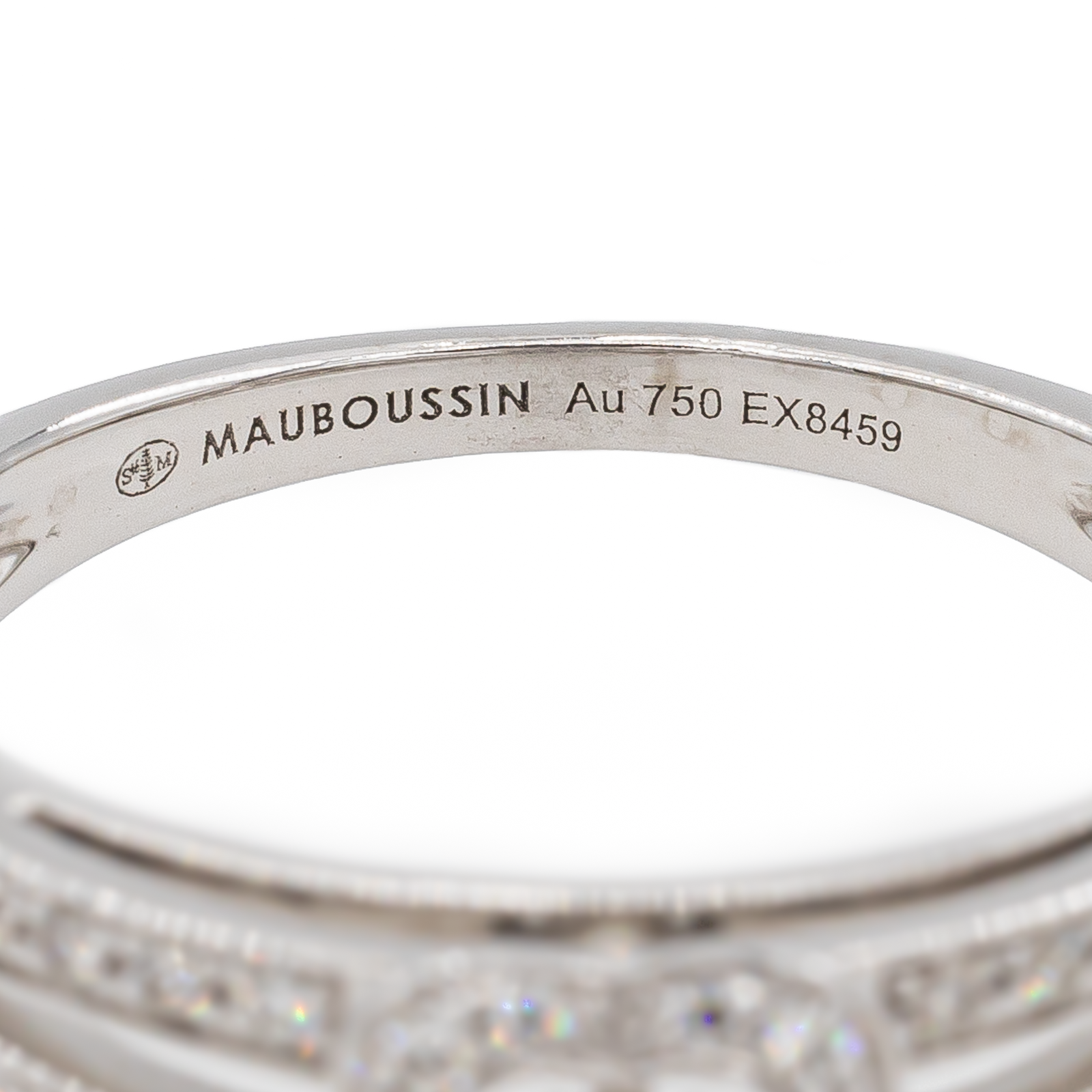 Mauboussin Chance of Love Solitaire Ring White Gold Diamond