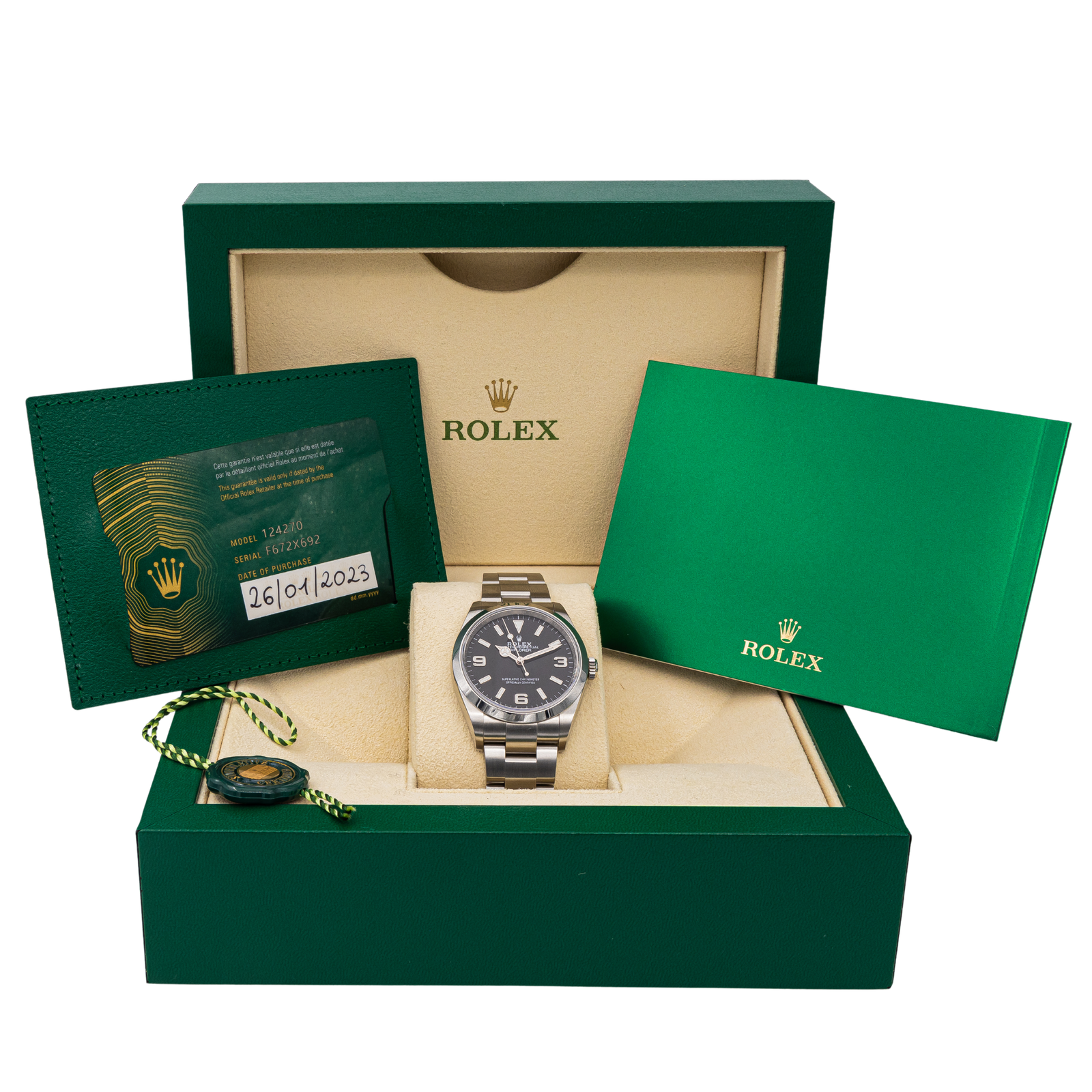 Rolex Oyster Explorer Steel Watch