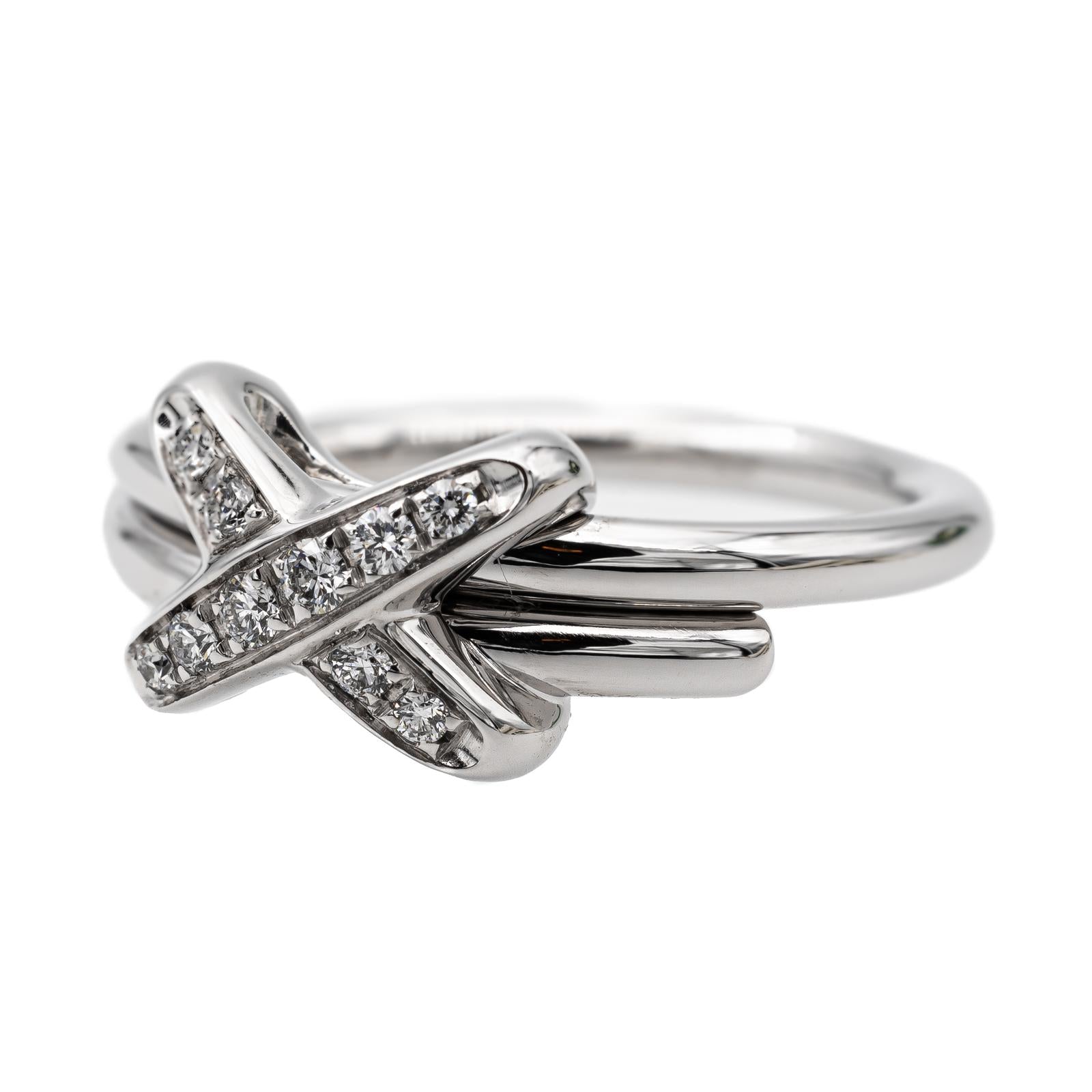 Chaumet Links Ring White Gold Diamond