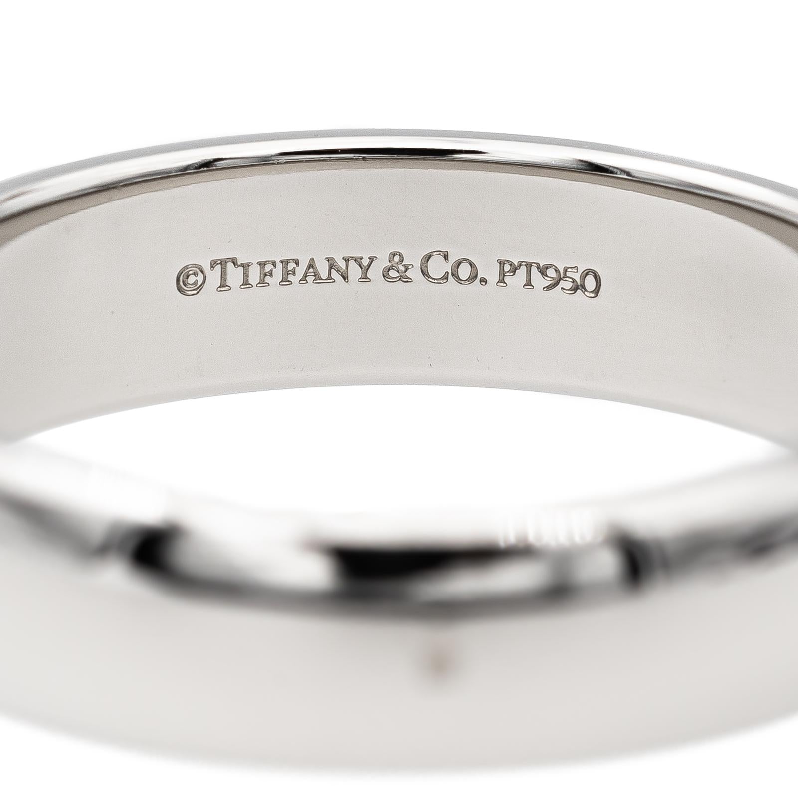 Tiffany &amp; Co Forever Platinum Wedding Ring