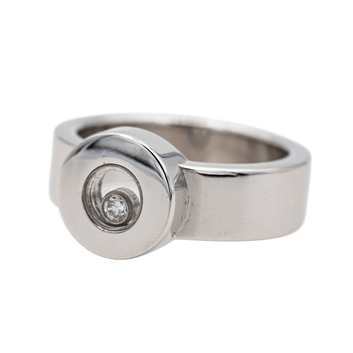 Chopard Bague Happy diamonds Or blanc Diamant - Maison Eloe