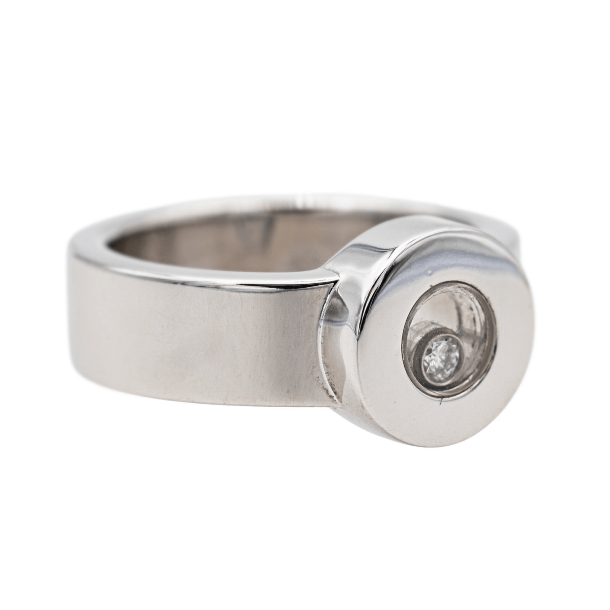 Chopard Bague Happy diamonds Or blanc Diamant - Maison Eloe