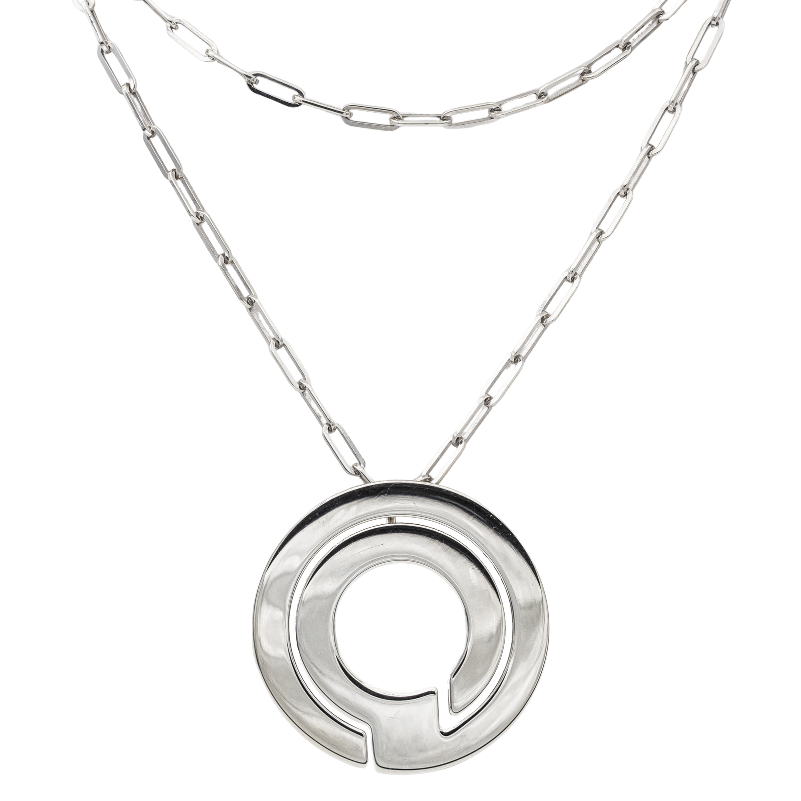 Dinh Van Necklace Seventies Silver