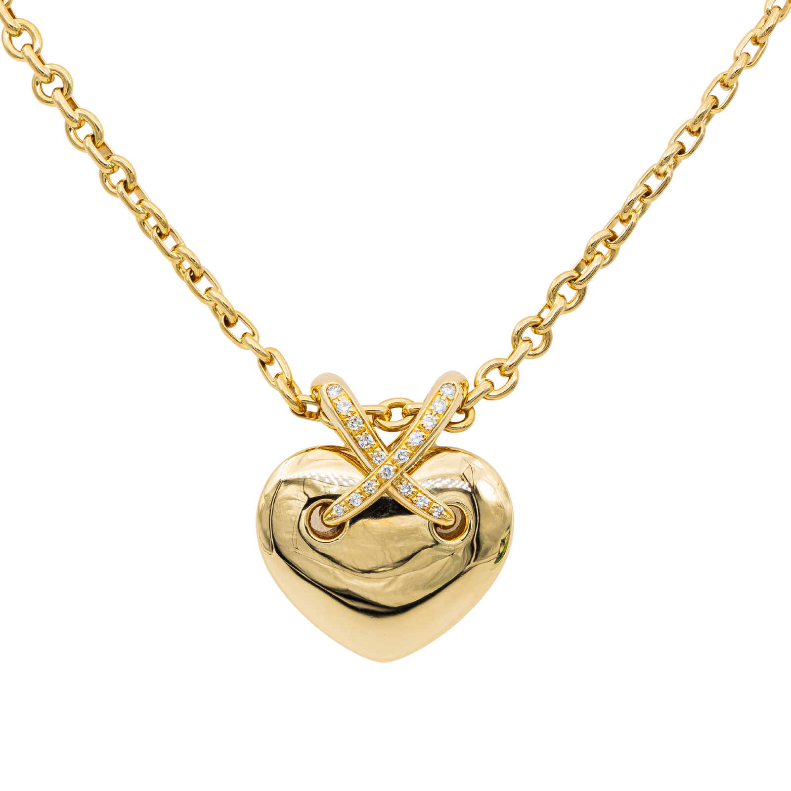 Chaumet Links Necklace Yellow Gold Diamond