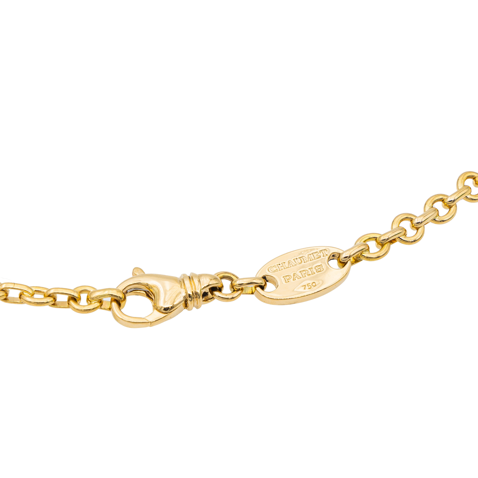 Chaumet Links Necklace Yellow Gold Diamond